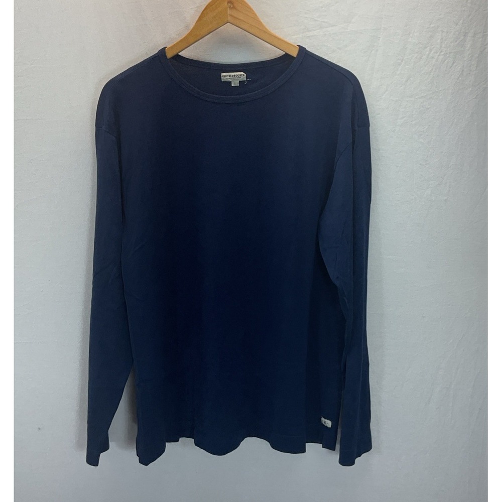 Knickerbocker New York City Lightweight Cotton Long‎ Sleeve Tee Navy Men's Sz L